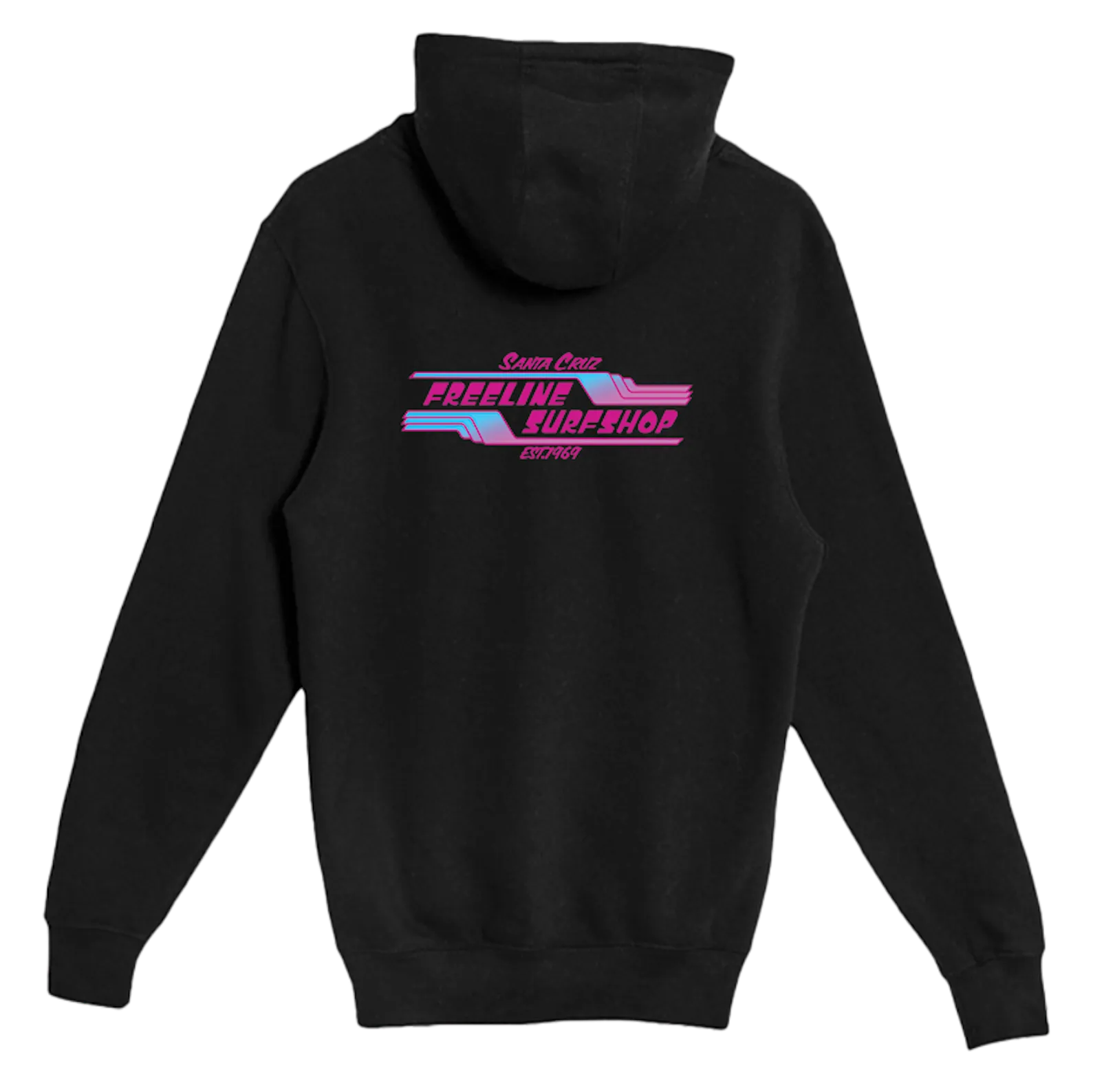 70s Neon Zip-Up Hoodie
