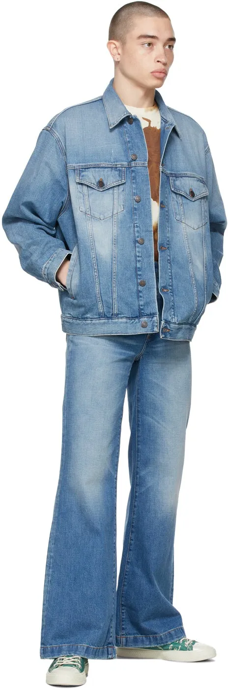 Acne Studios Blue Bootcut Jeans