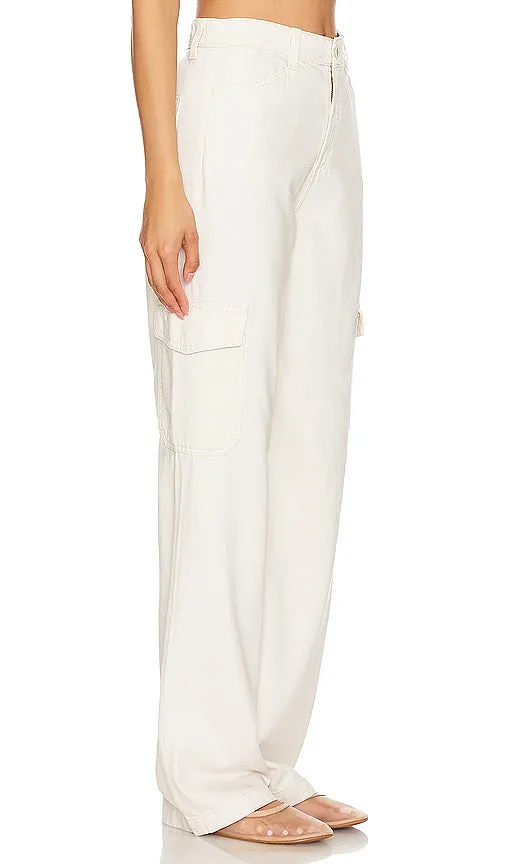 AG Jeans Gatina Wide Leg in Ivory
