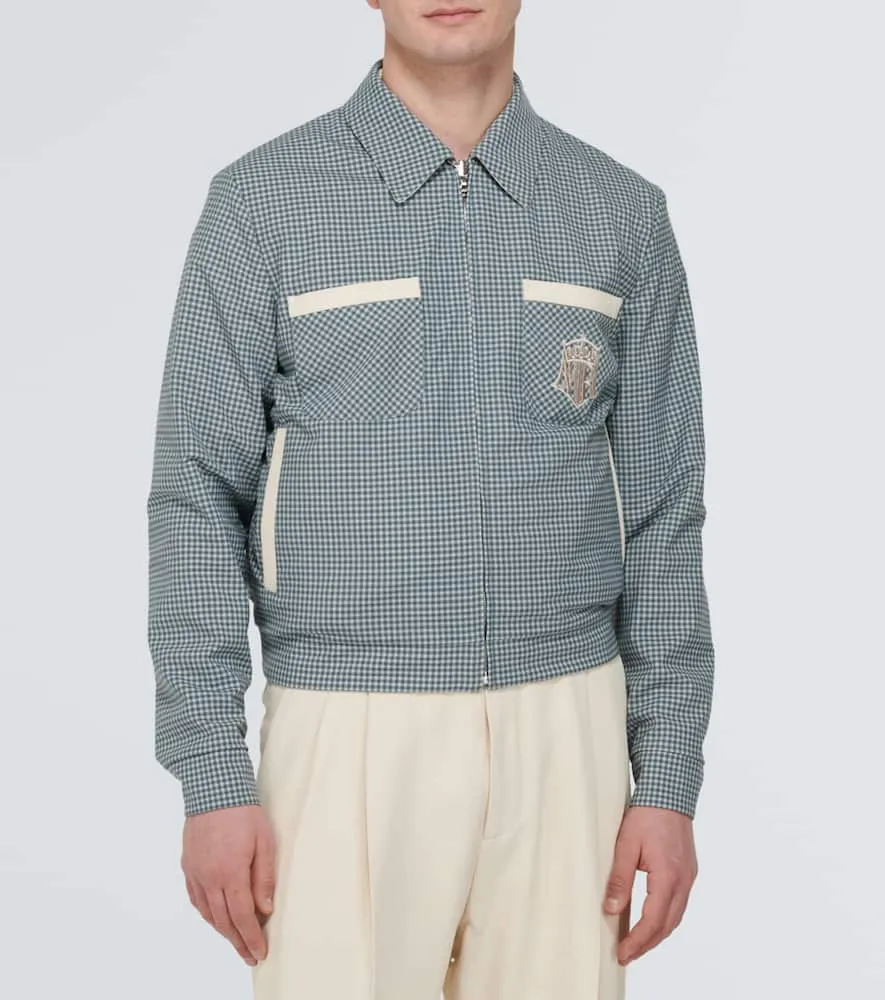 Amiri Reversible checked blouson