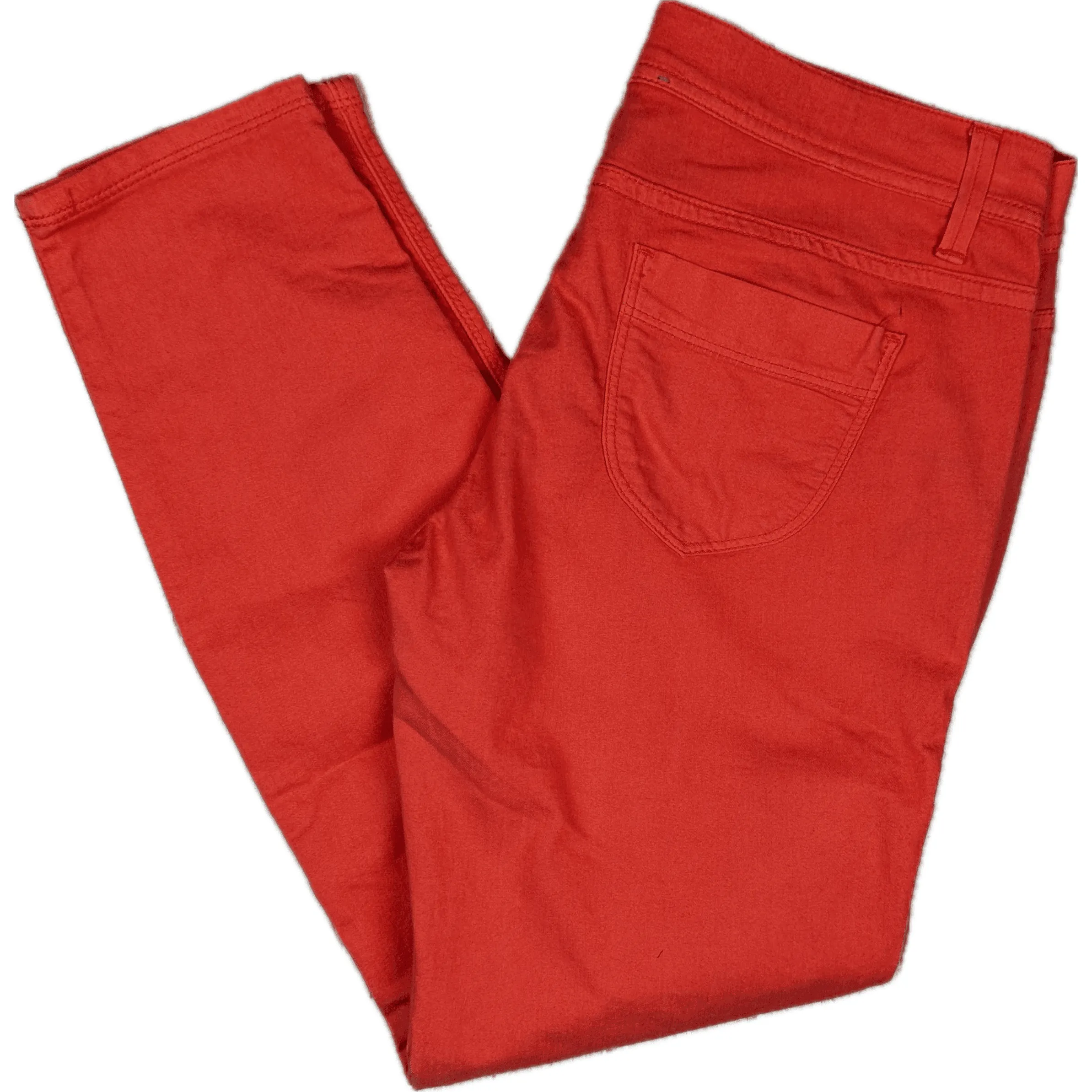 Benetton Jeans Low Rise Orange Jeans- Size 33