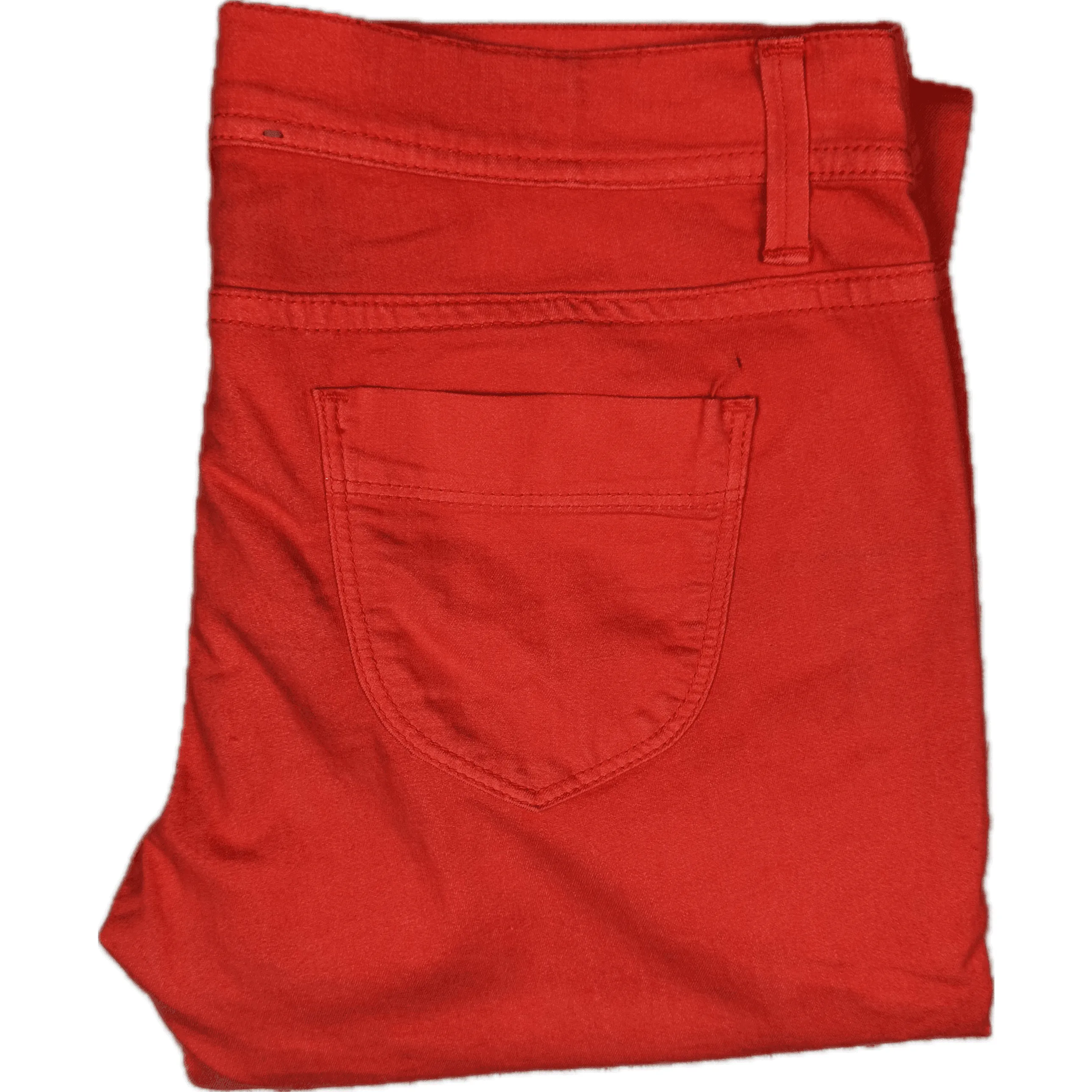 Benetton Jeans Low Rise Orange Jeans- Size 33