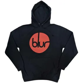 Blur "Circle Logo" Navy Blue Pullover Hoodie