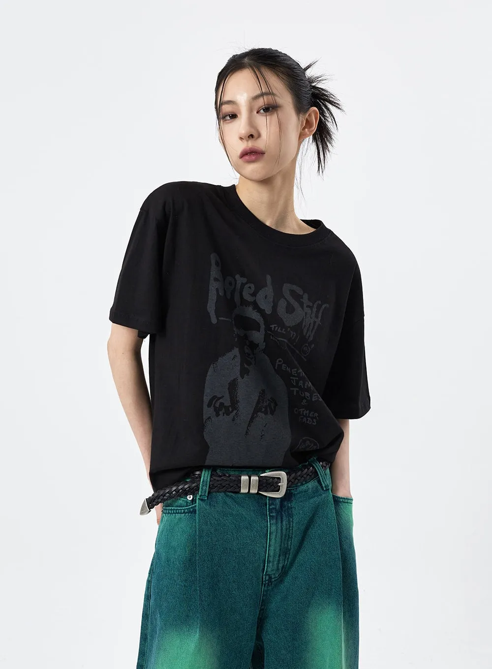 Color Wide Leg Jeans CM309