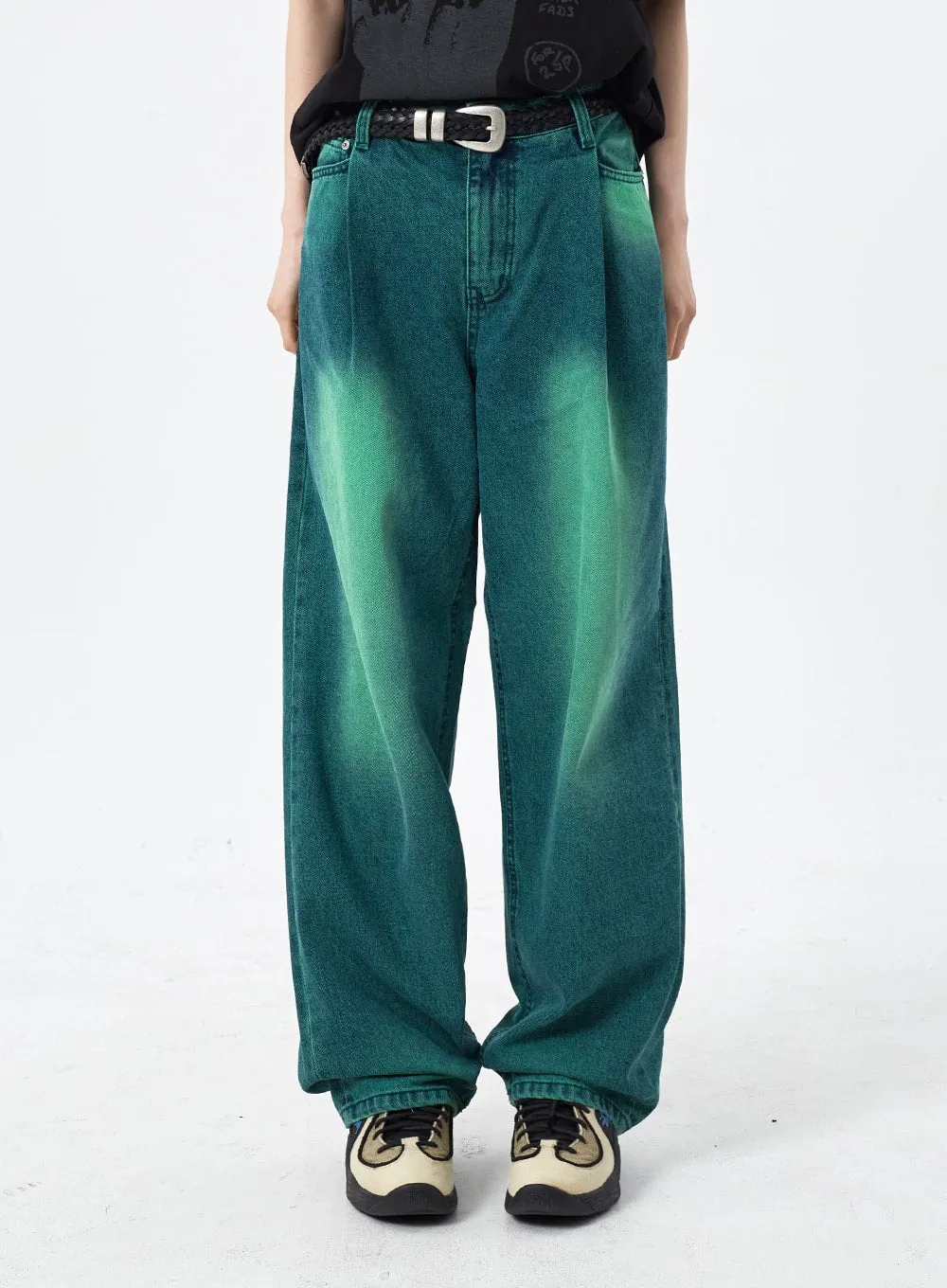 Color Wide Leg Jeans CM309