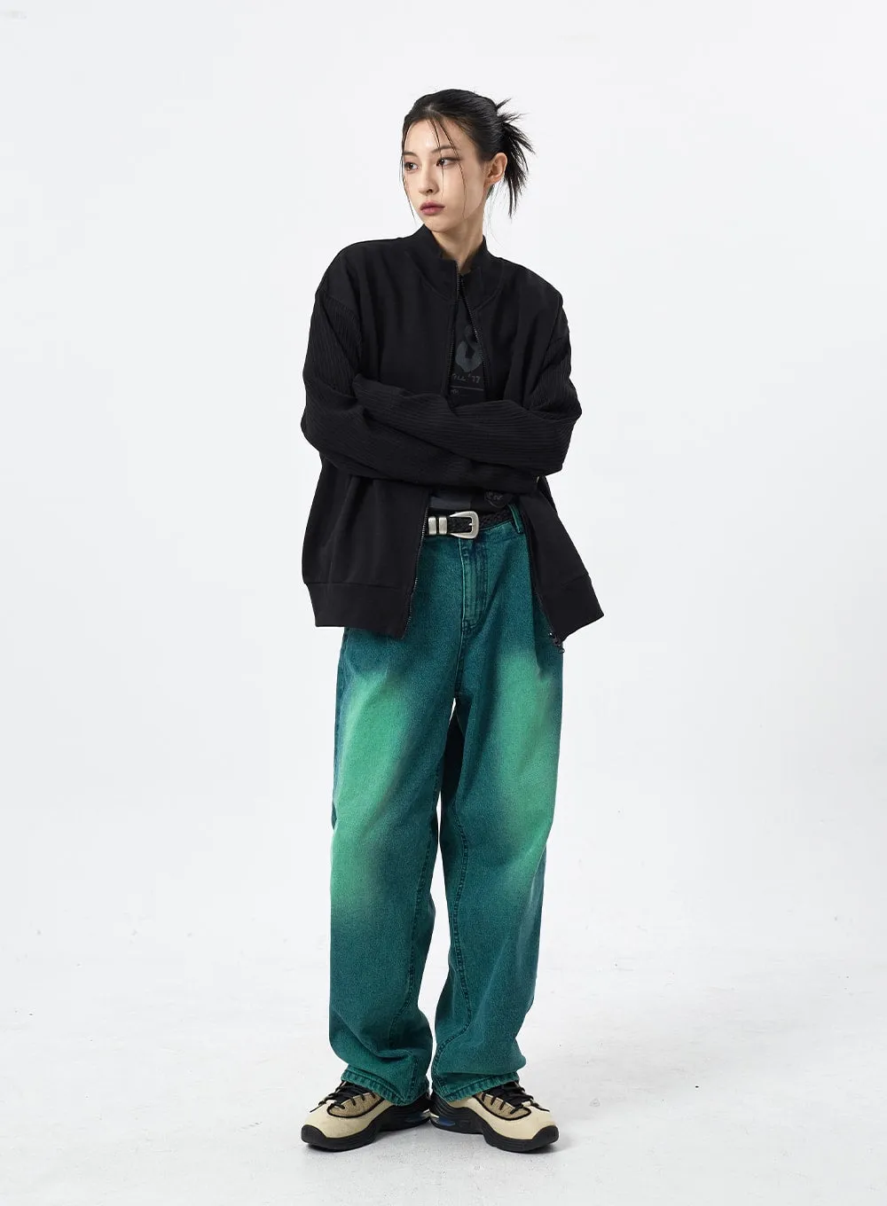 Color Wide Leg Jeans CM309