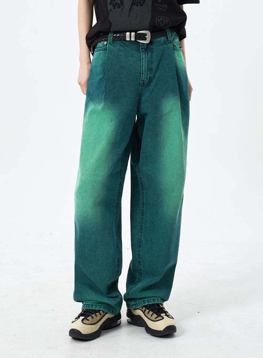 Color Wide Leg Jeans CM309