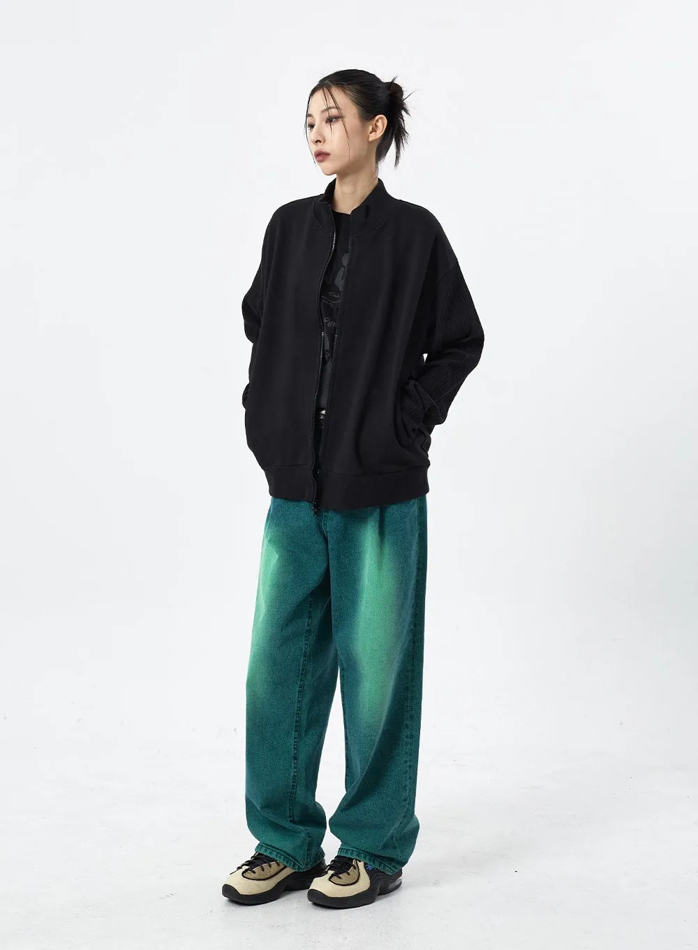 Color Wide Leg Jeans CM309