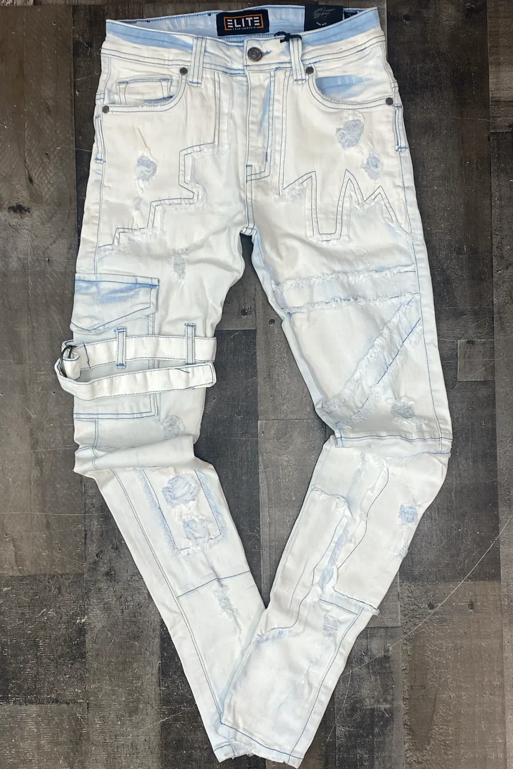 Elite- polar mens skinny tapered jeans