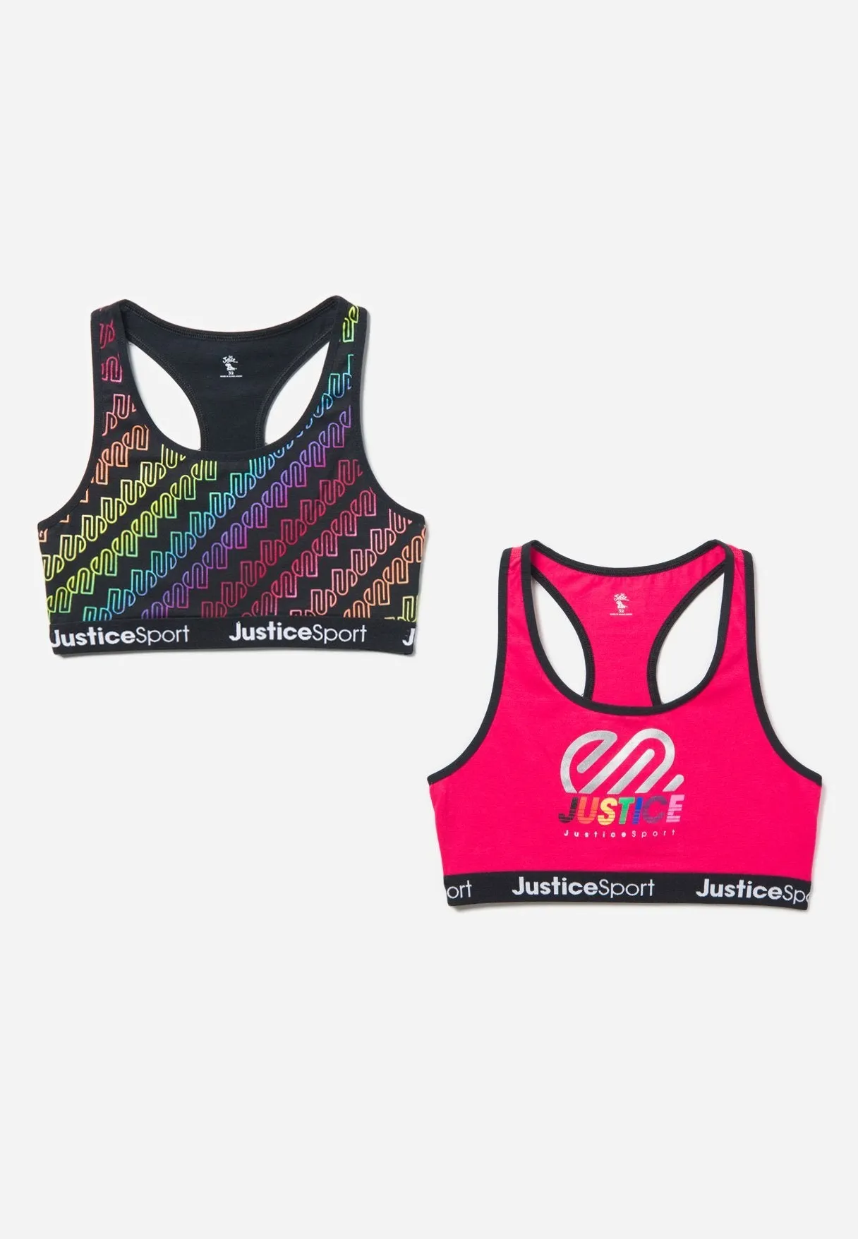 J Sport Racerback Sports Bra 2 Pack