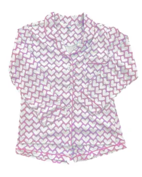 James & Lottie Be Elizabeth Girls Lounge Set - Lavender Hearts