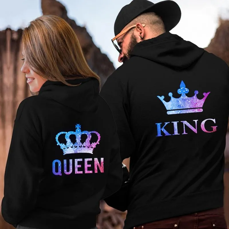 King and queen hoodie