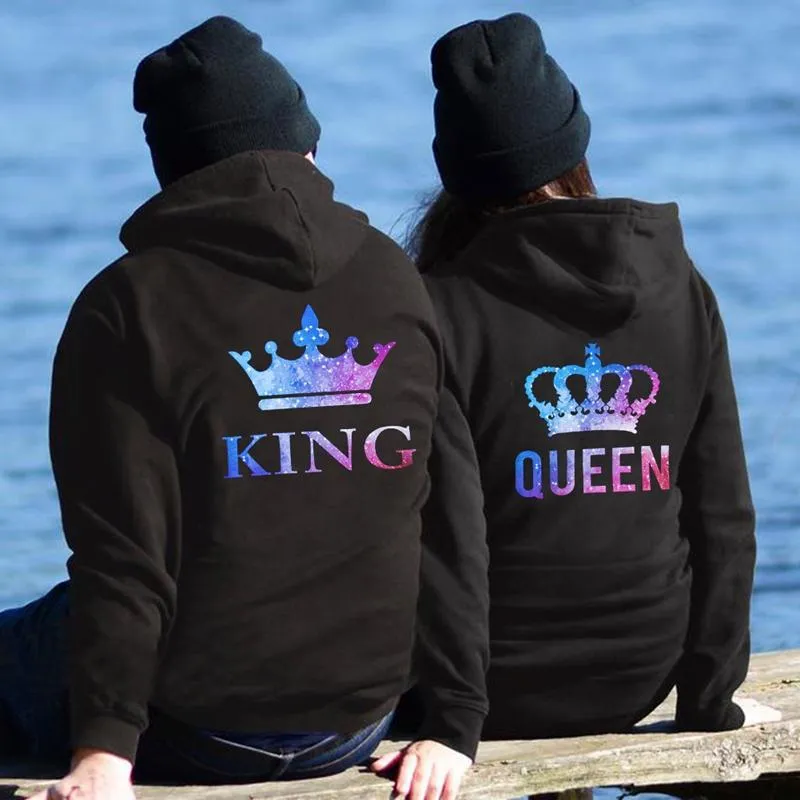 King and queen hoodie