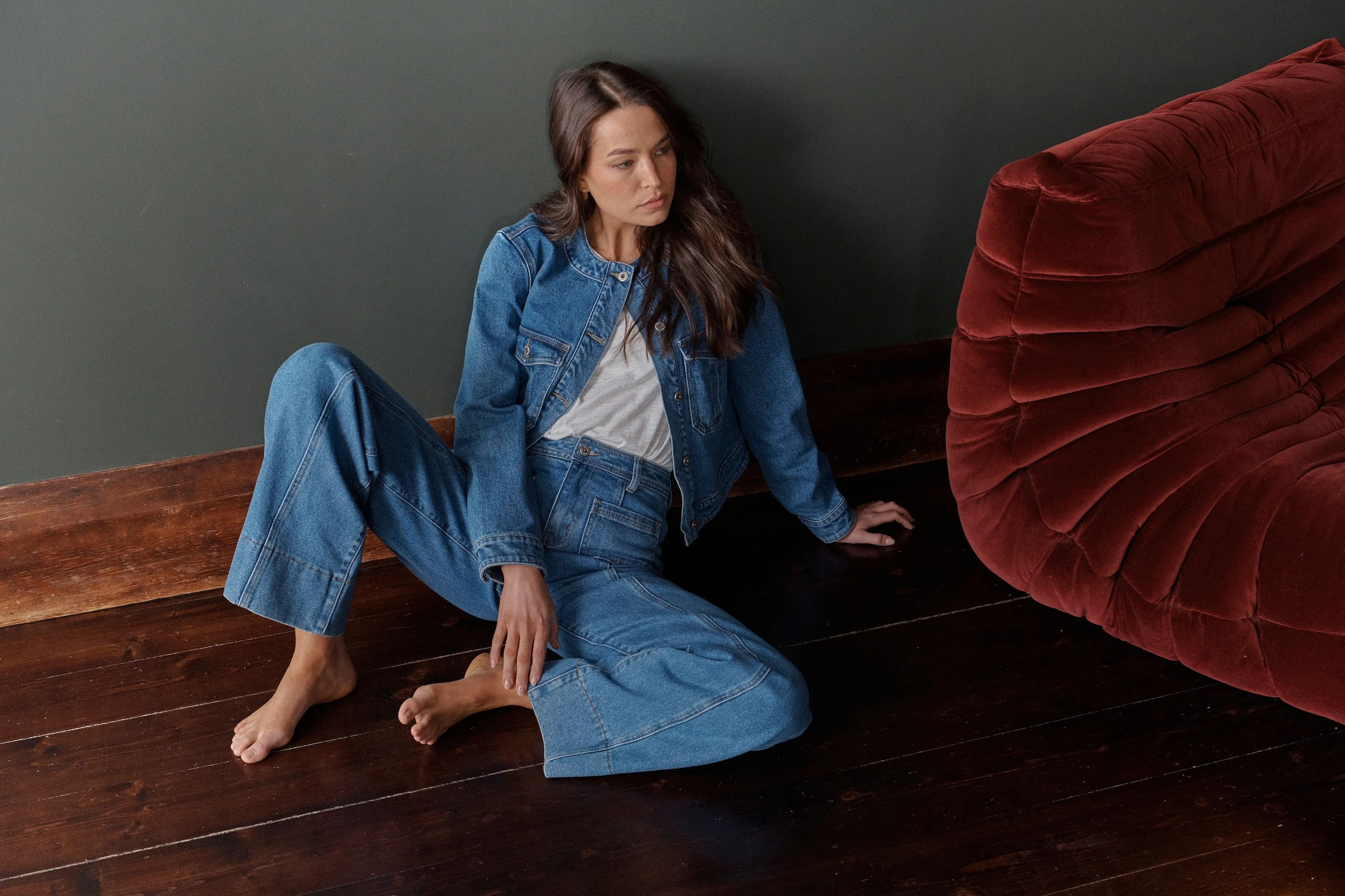 Kireina Farrah Jean 90's Blue