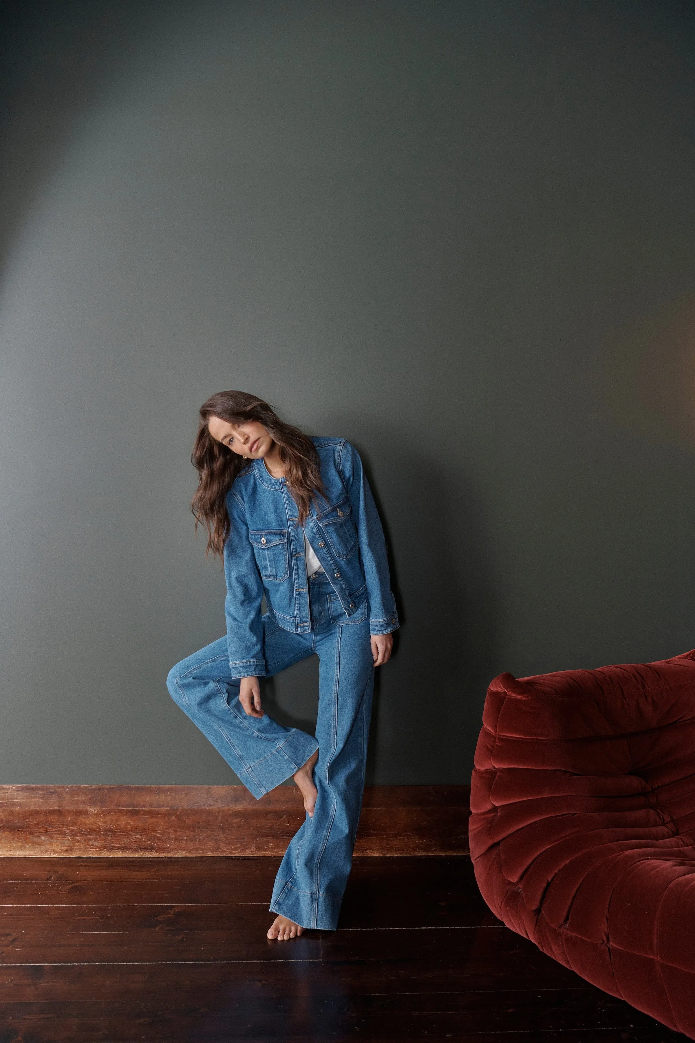 Kireina Farrah Jean 90's Blue