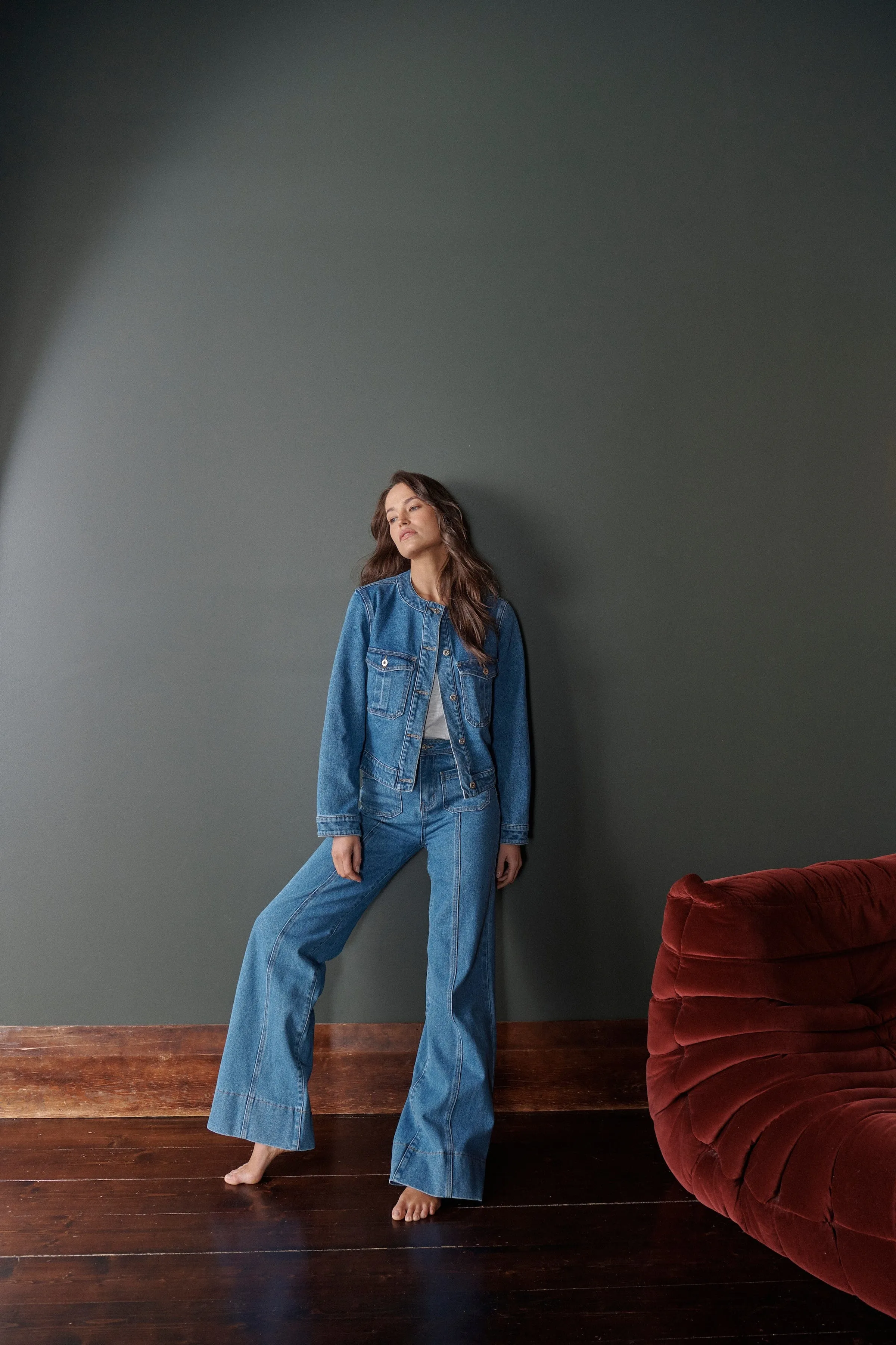 Kireina Farrah Jean 90's Blue