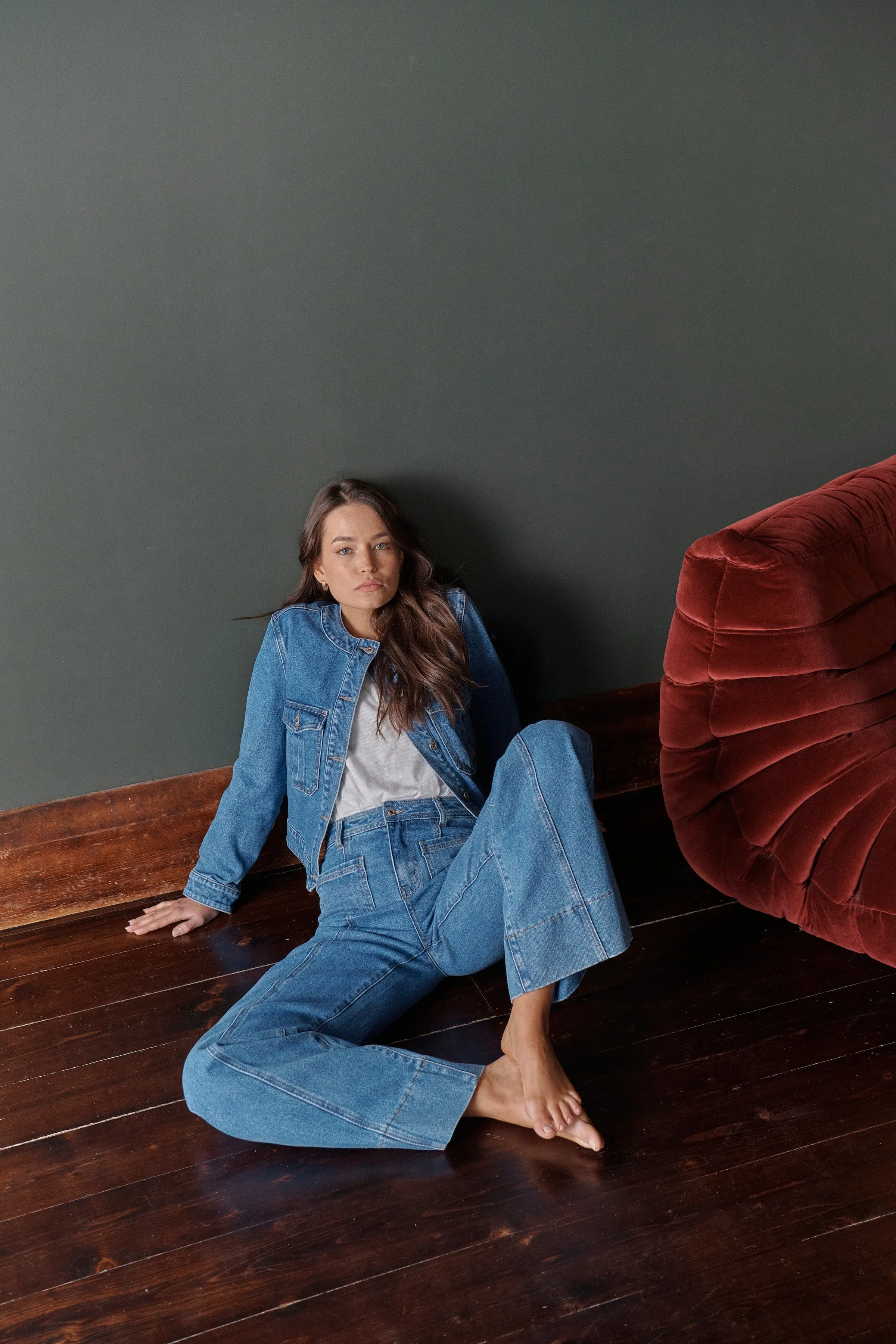 Kireina Farrah Jean 90's Blue