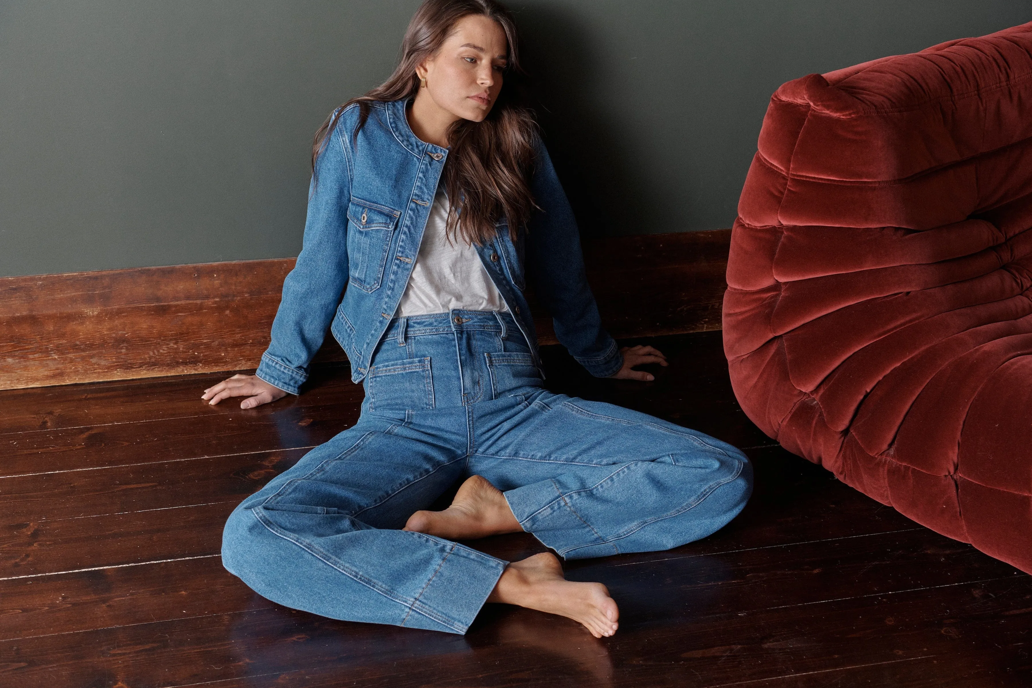 Kireina Farrah Jean 90's Blue