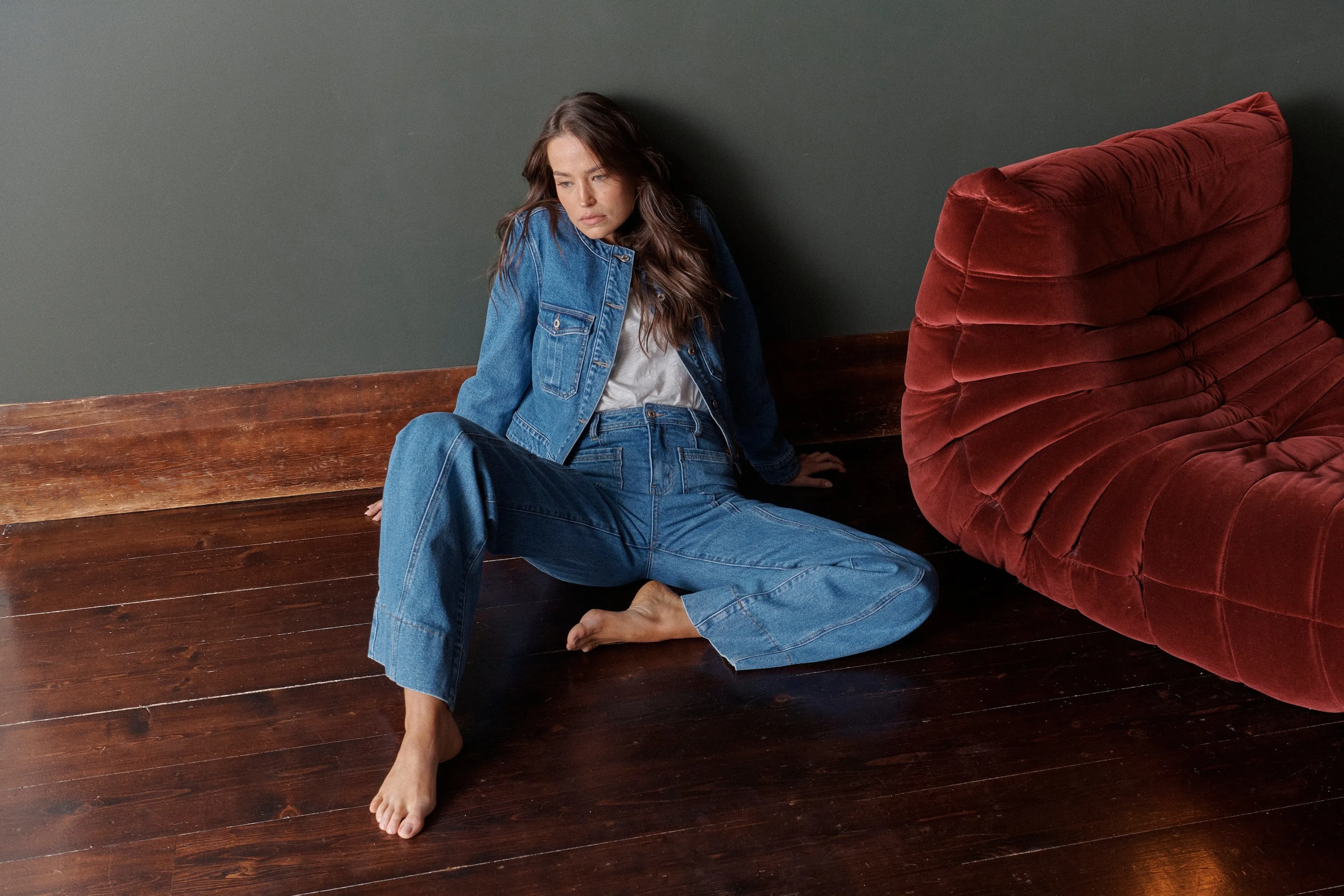 Kireina Farrah Jean 90's Blue