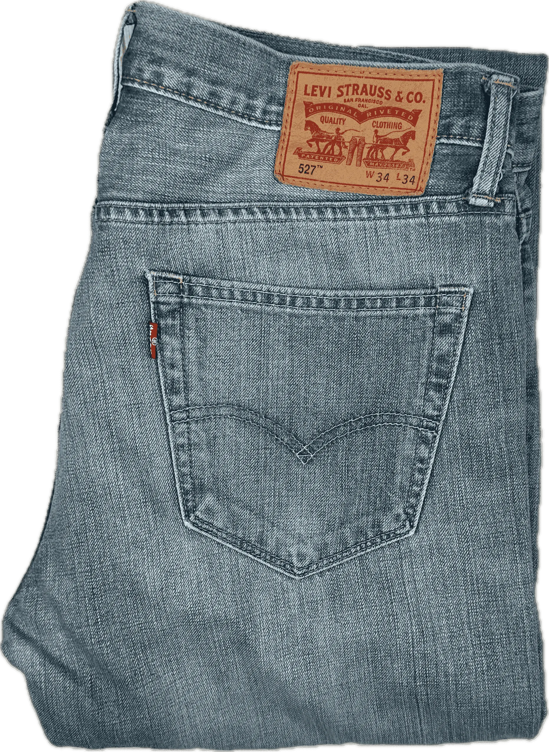 Levis 527 Mens Bootcut Jeans -Size 34/34