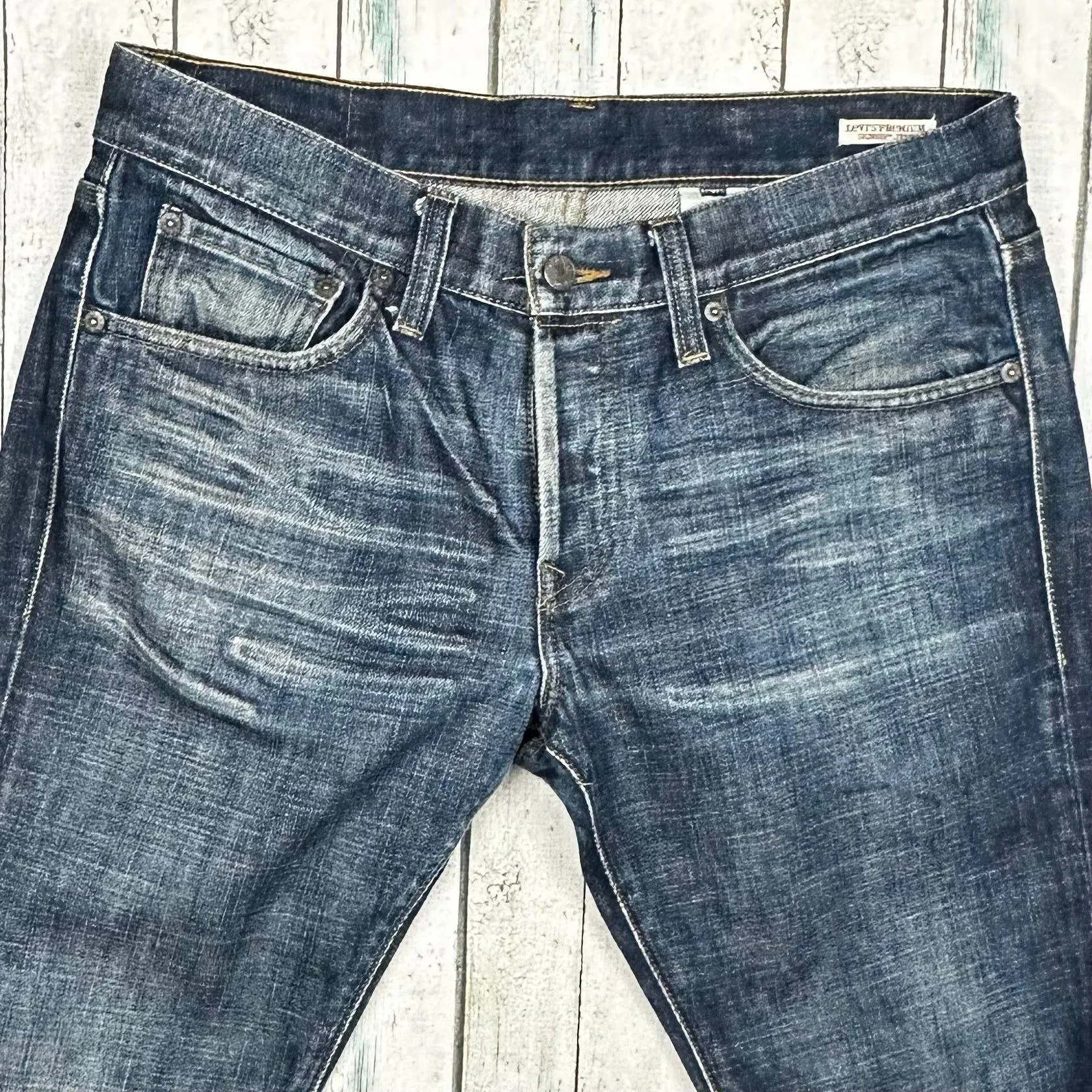 Levis Premium 'Skinner' Bootcut Denim Jeans - Size 34