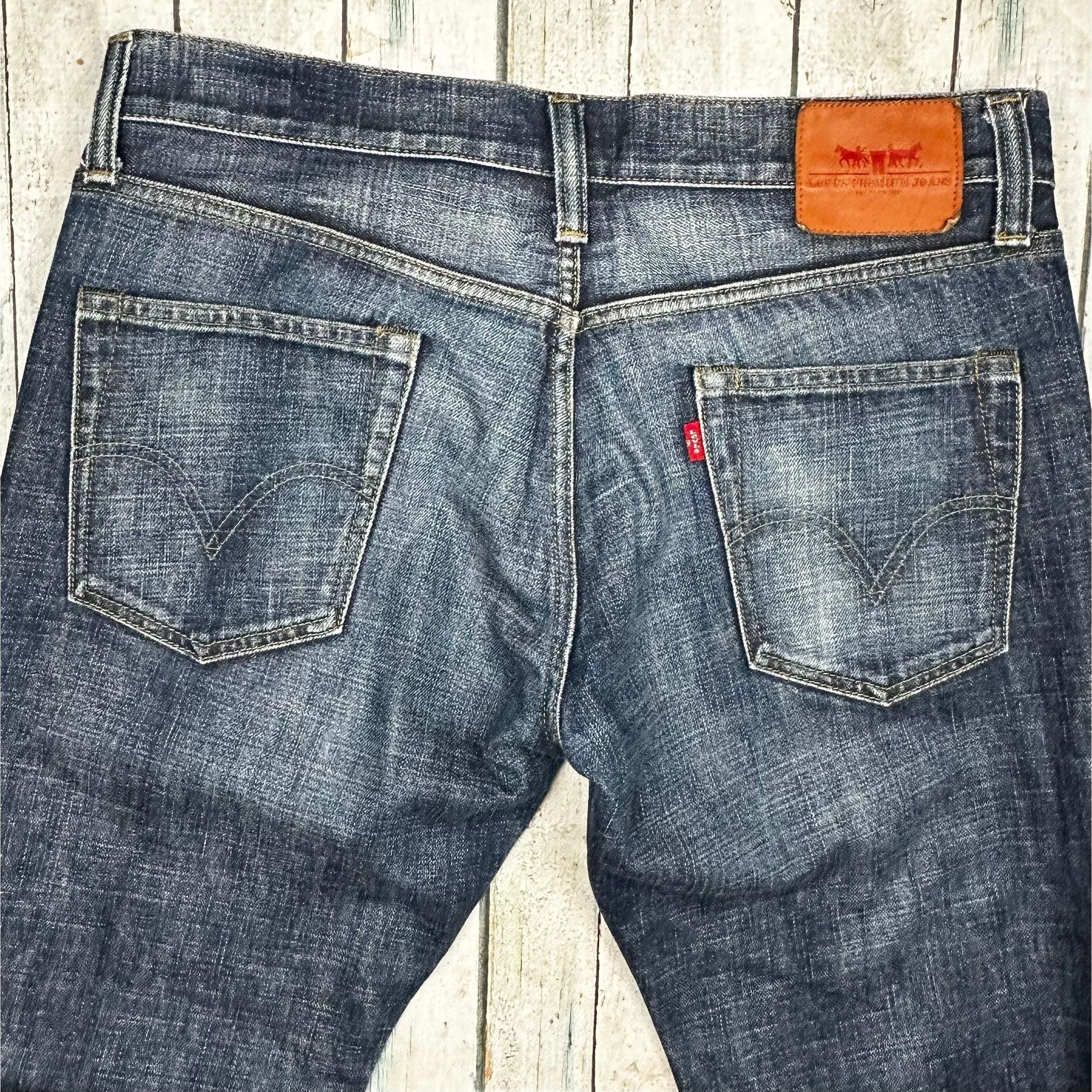 Levis Premium 'Skinner' Bootcut Denim Jeans - Size 34