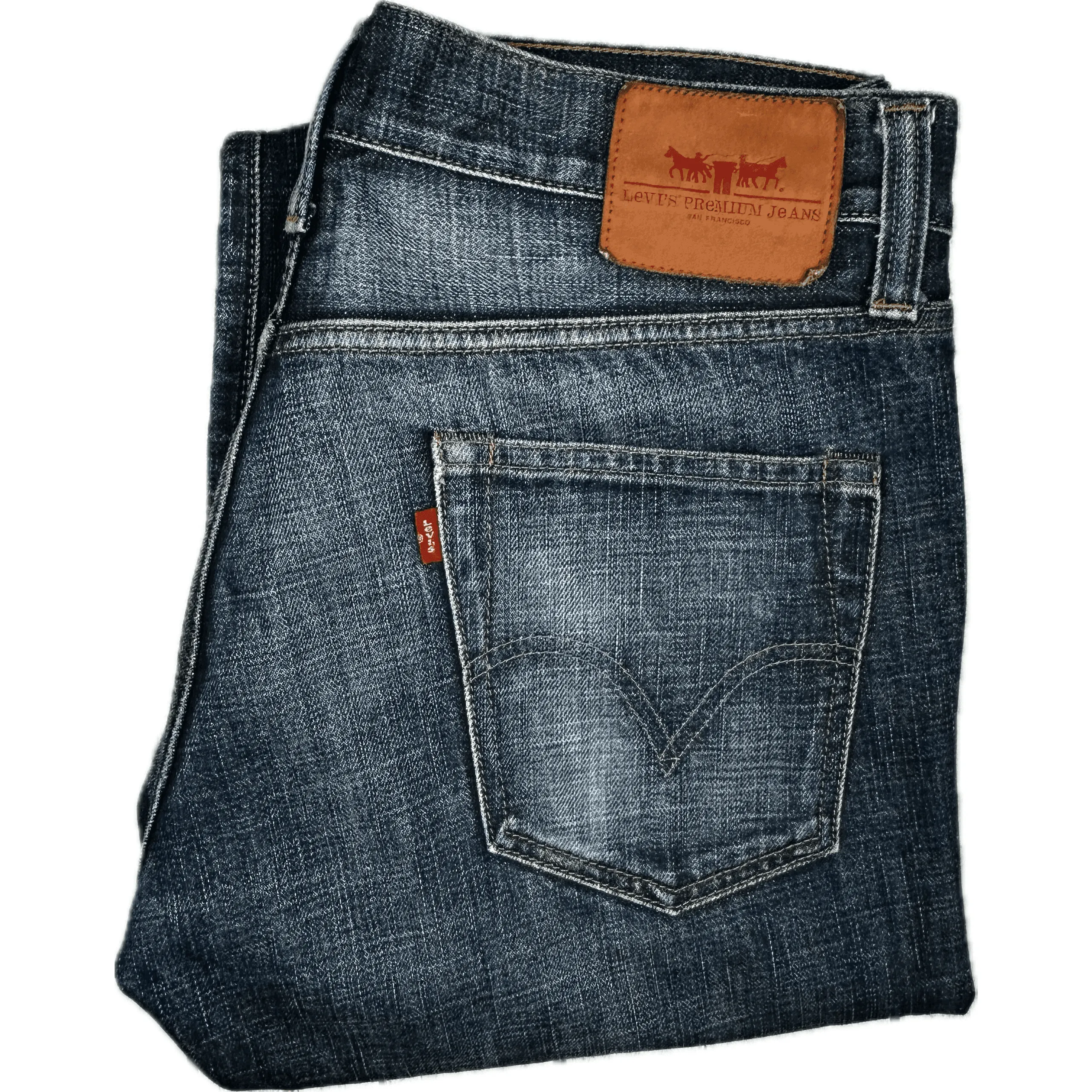Levis Premium 'Skinner' Bootcut Denim Jeans - Size 34