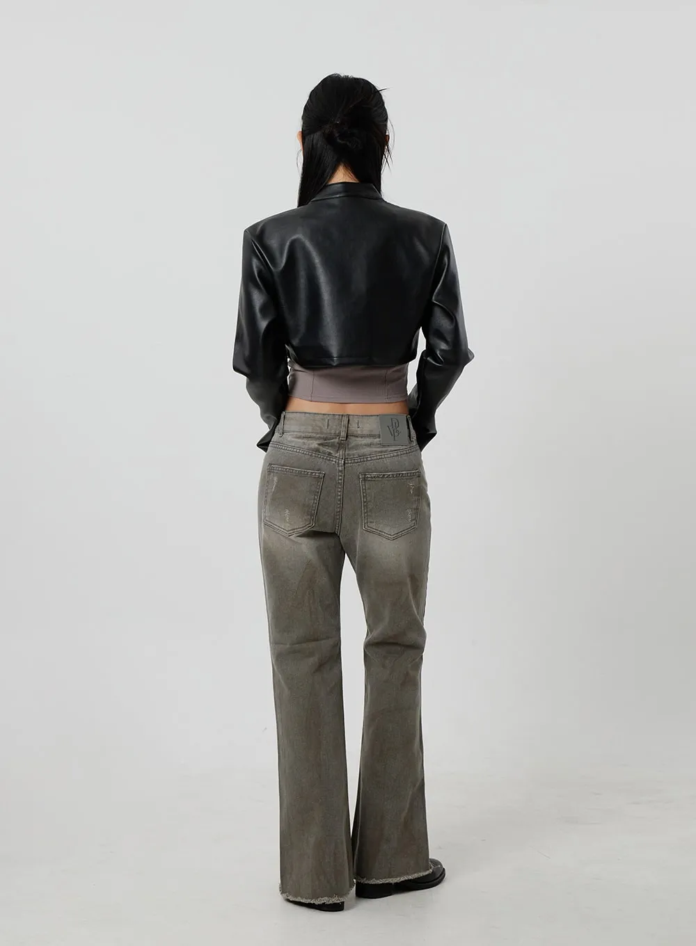 Low Rise Bootcut Jeans CF301