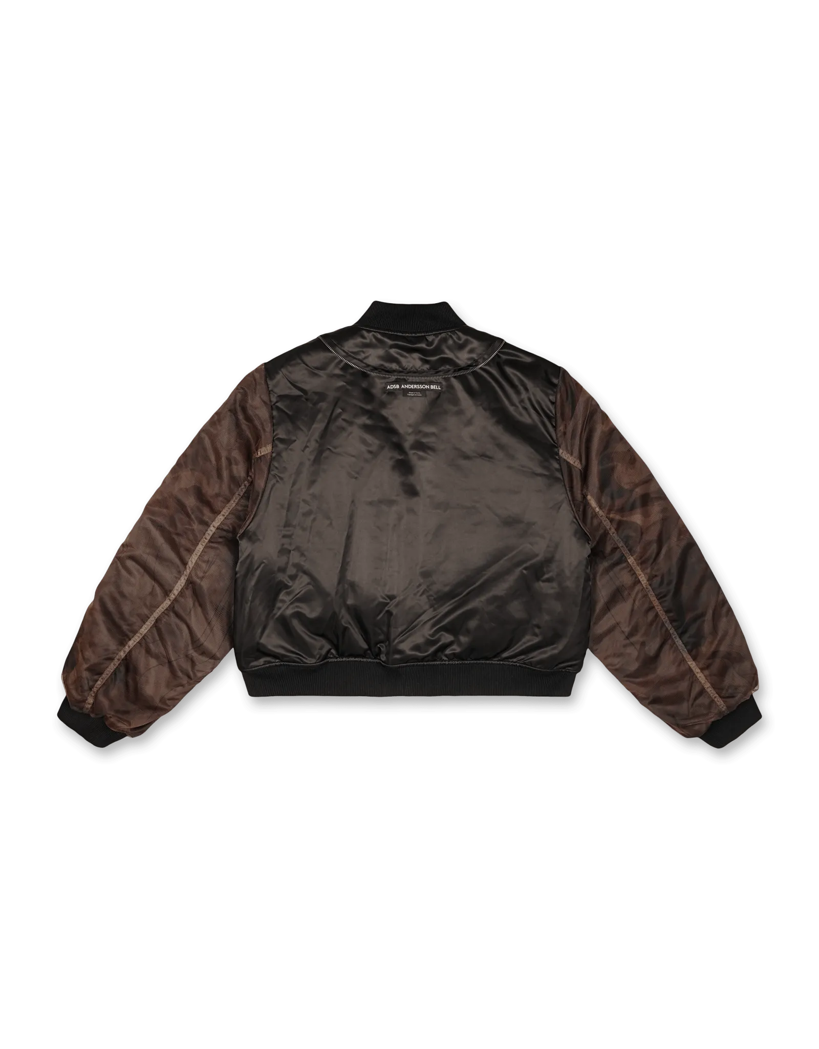 Mesh Sleeve Bomber Jacket