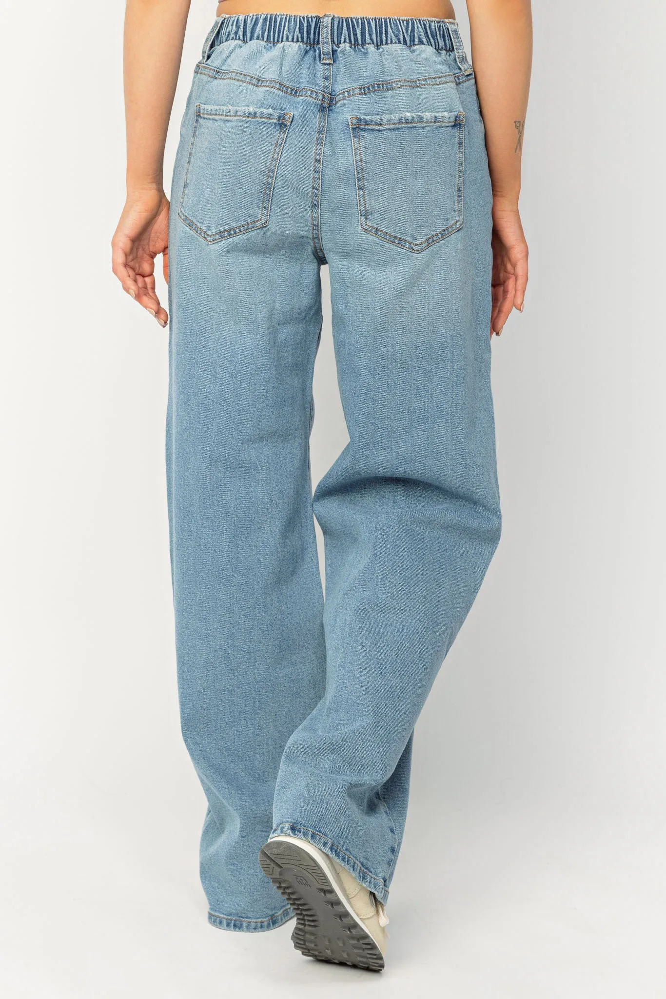 Myka Wash Wide Leg Jeans by Celebrity Pink