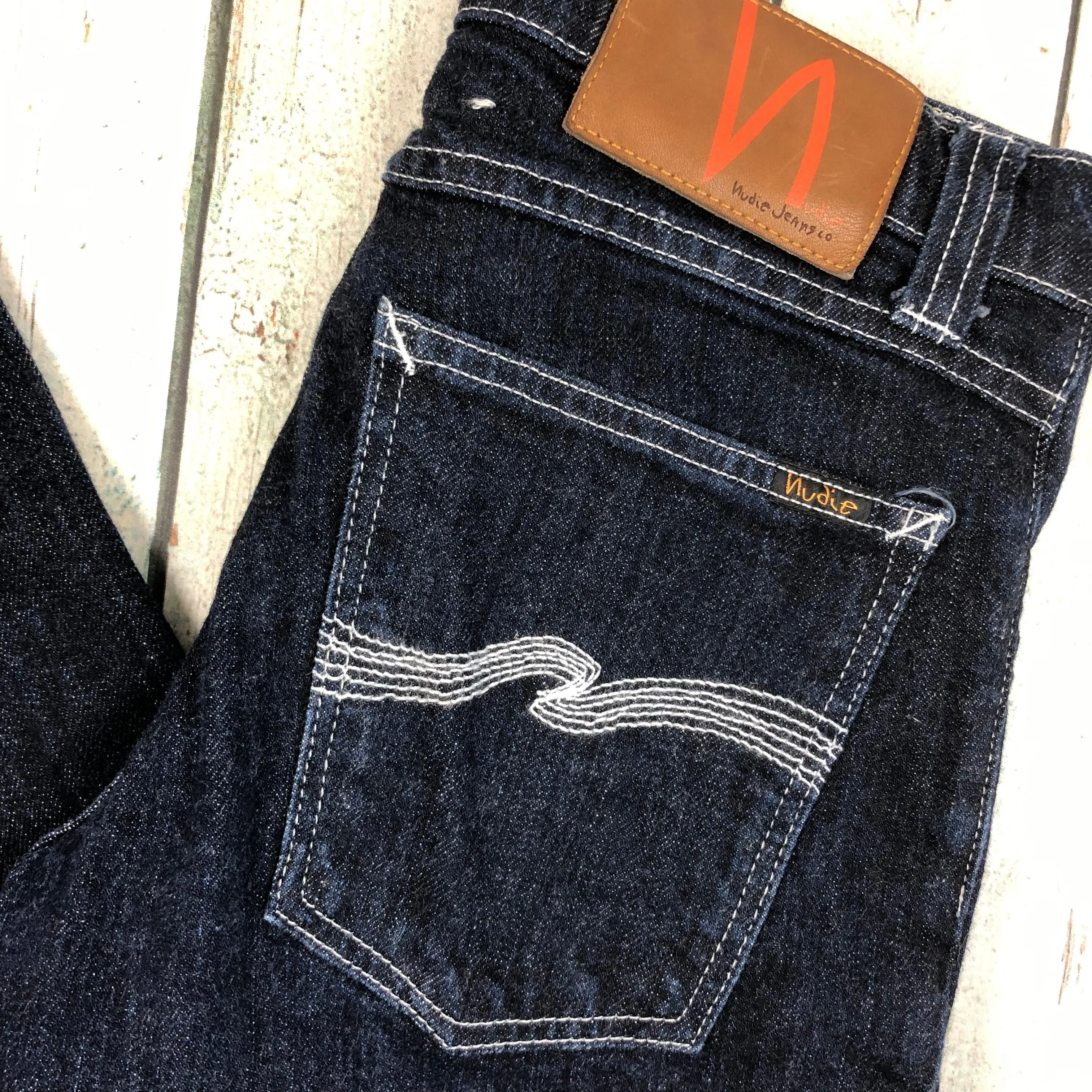 Nudie Jeans Co. 'Tight Long John' Organic Rinsed Jeans- Size 24