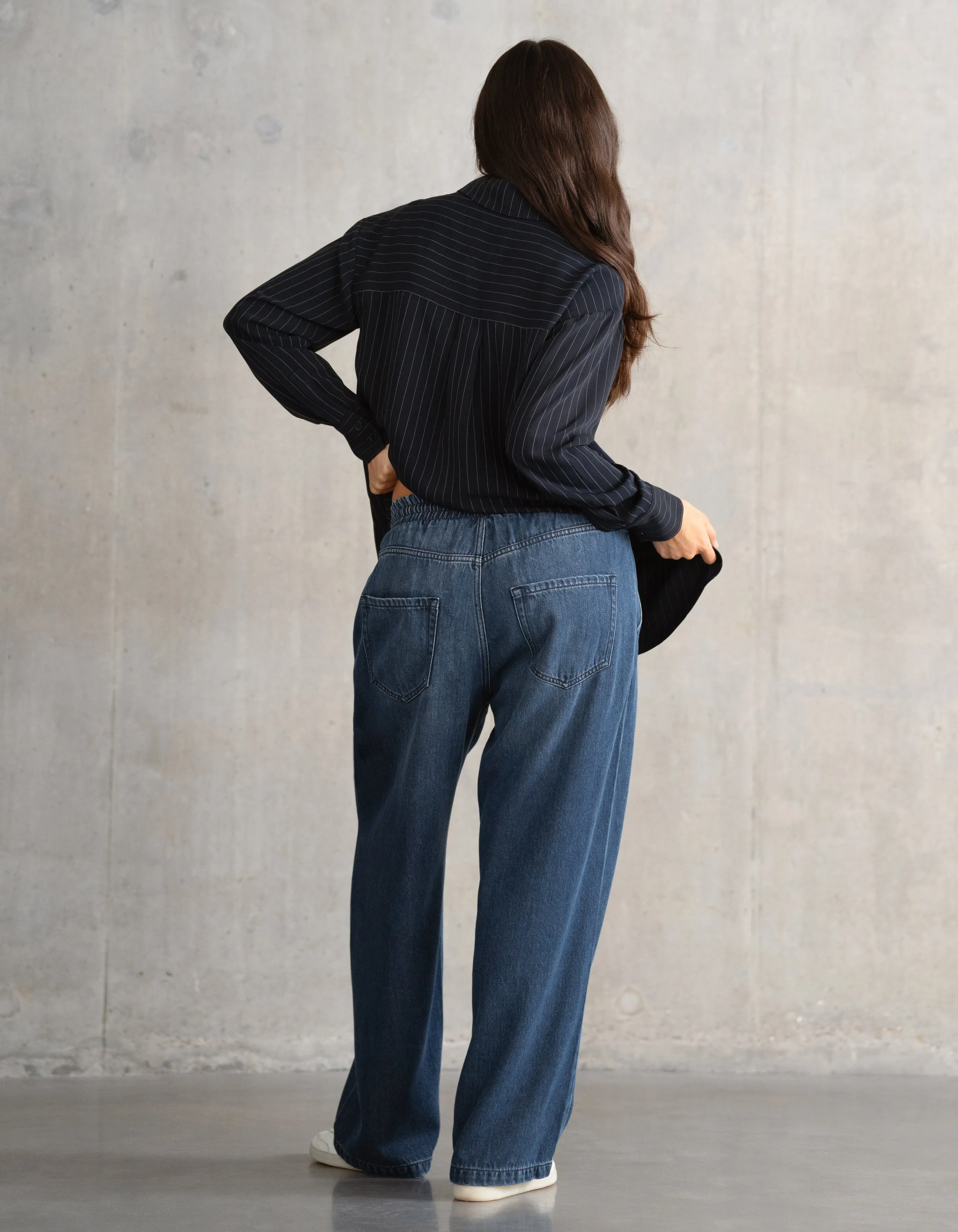 Under Bump Wide-Leg Maternity Jeans