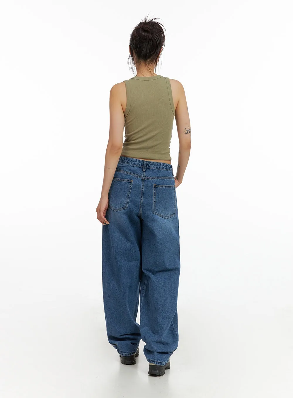 Wide Leg Baggy Jeans CL415