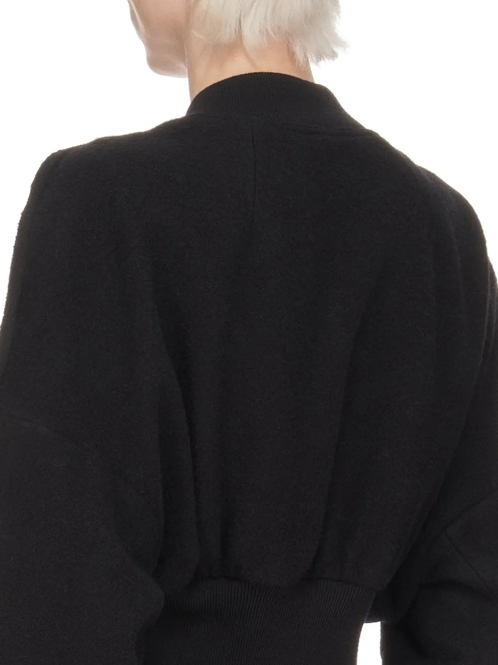Woven Bomber Flight Jkt Black