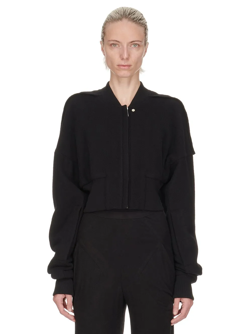 Woven Bomber Flight Jkt Black