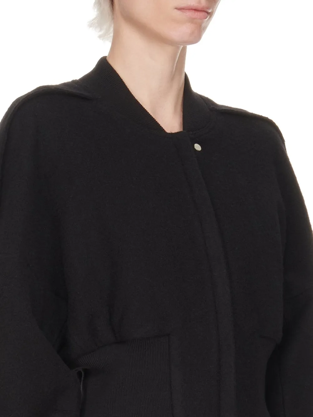 Woven Bomber Flight Jkt Black